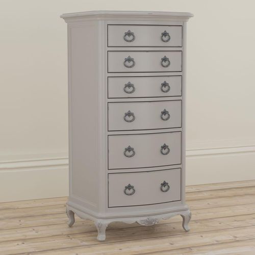 Willis and Gambier Etienne Grey 6 Drawer Tall Chest