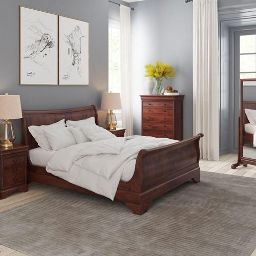 Willis and Gambier Antoinette Cherrywood Bed - Sizes Available