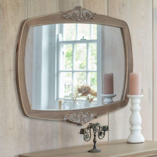 Willis and Gambier Camille Grey Oak Wall Mirror