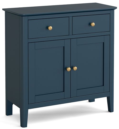 Harrogate Blue 2 Door Compact Sideboard - 75cm