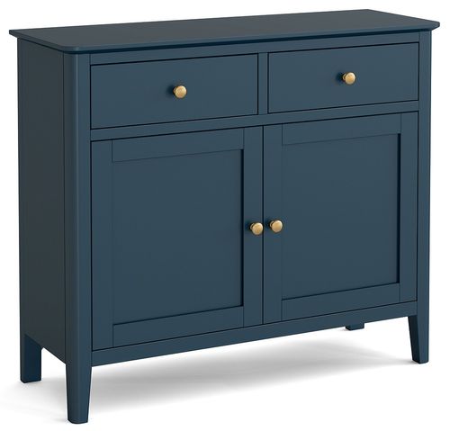 Harrogate Blue 2 Door Small Sideboard - 95cm