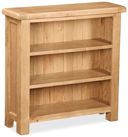 Salisbury Premium Oak Low Bookcase