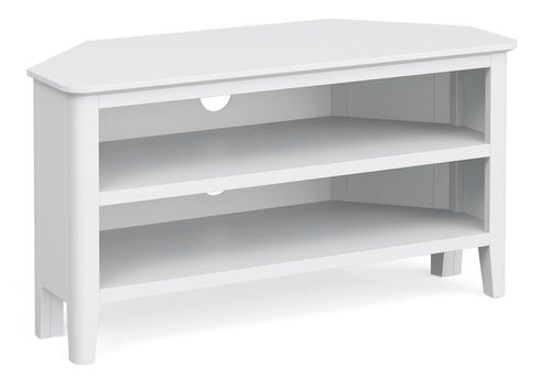 Hampstead White Corner TV Unit