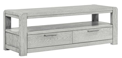 Amsterdam Grey Washed Oak 2 Drawer TV Unit