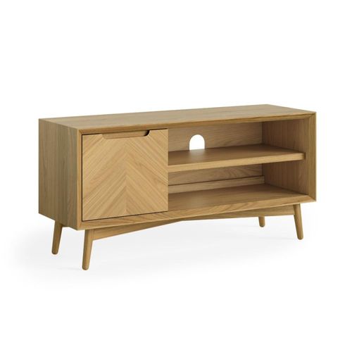 Valencia Oak Herringbone 1 Door Small TV Unit