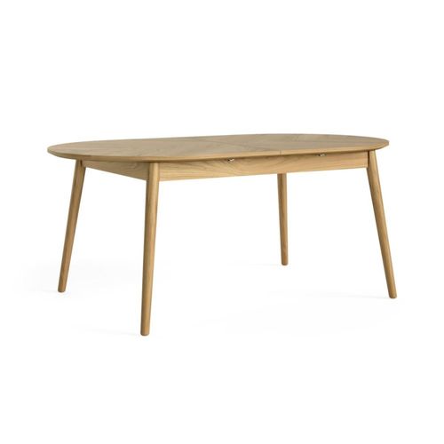 Valencia Oak Herringbone 6-8 Seater Oval Extending Dining Table - 180cm-230cm