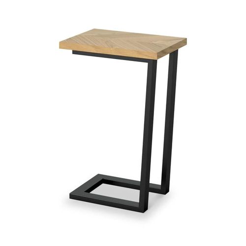 Valencia Oak Herringbone Side Table