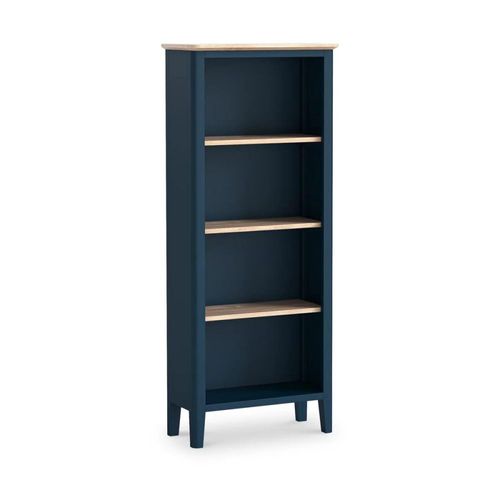Marlow Blue Slim Bookcase