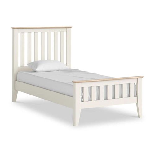 Marlow White 3ft Single Slatted Bed