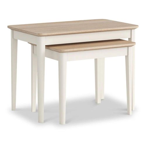 Marlow White Nest of 2 Tables