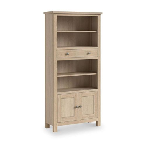 Modern Country Oak 2 Door Display Unit