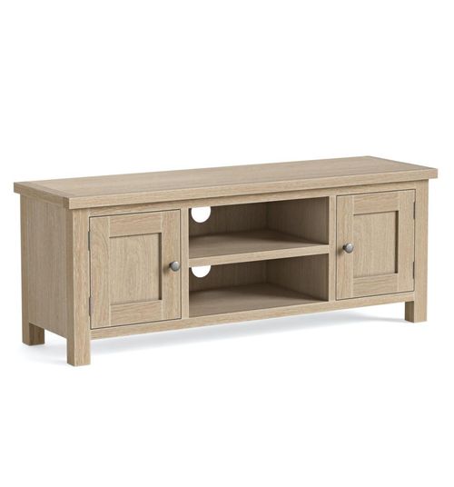 Modern Country Oak 2 Door TV Unit