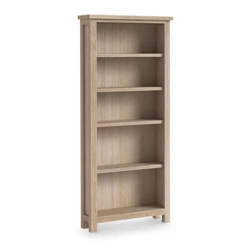 Modern Country Oak Large Bookcase