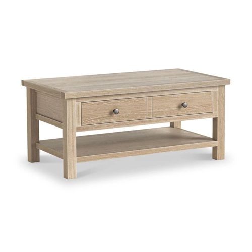 Modern Country Oak Storage Coffee Table