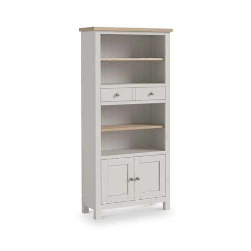 Modern Grey Painted 2 Door Display Unit
