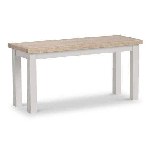 Modern Grey Painted Dining Bench