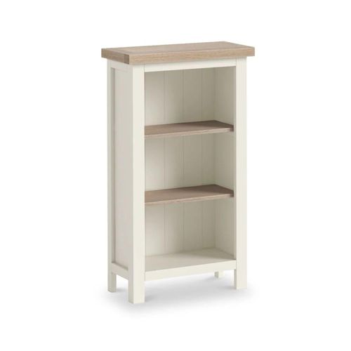 Modern White Painted Small Bookcase