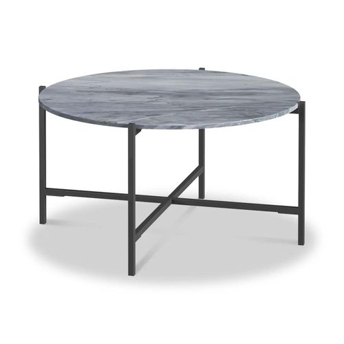 Marmora Grey Marble Round Coffee Table