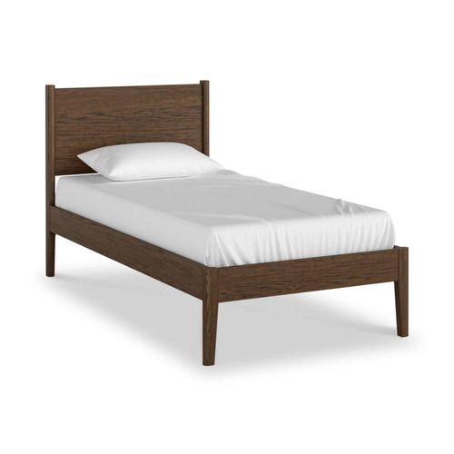 Paris Dark Oak 3ft Single Panelled Bed