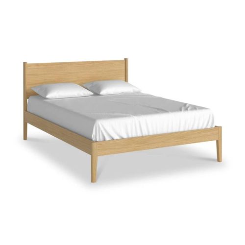 Paris Oak 5ft King Size Panelled Bed