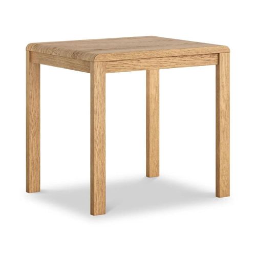 Thurlestone Curved Oak 2 Seater Bistro Dining Table - 80cm