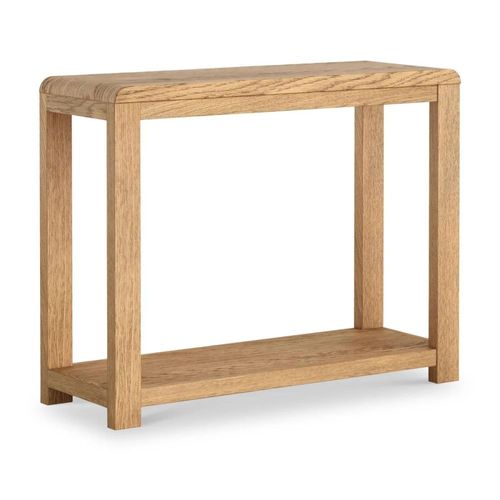 Thurlestone Curved Oak Console Table