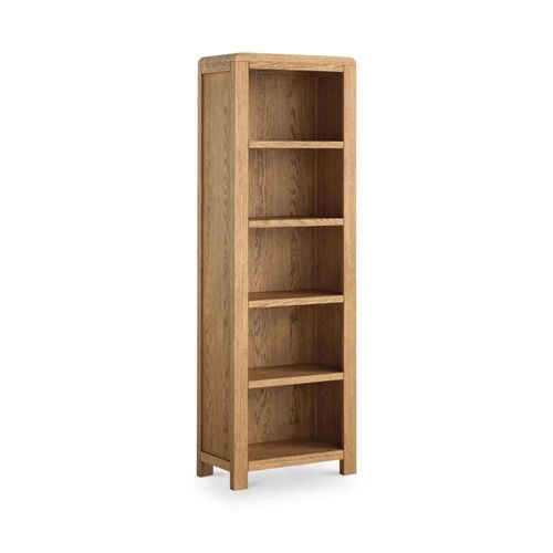 Thurlestone Curved Oak Tall Bookcase