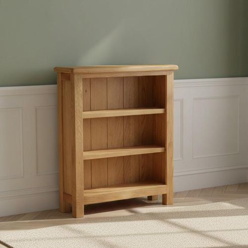 Salisbury Lite Oak Low Bookcase