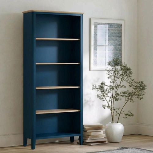 Marlow Blue Large Bookcase
