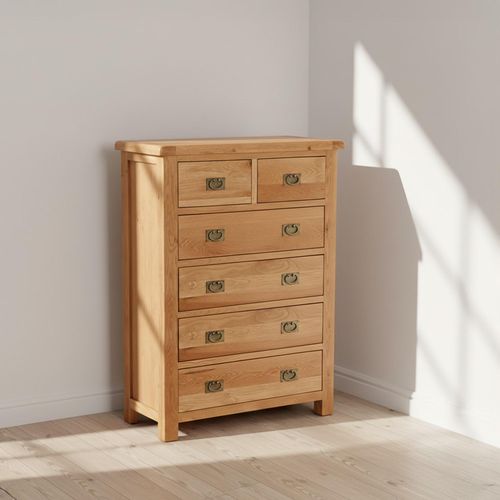Salisbury Premium Oak 2+4 Drawer Chest