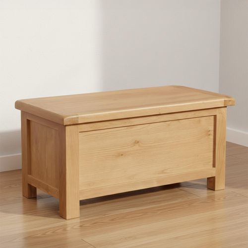 Salisbury Premium Oak Blanket Box