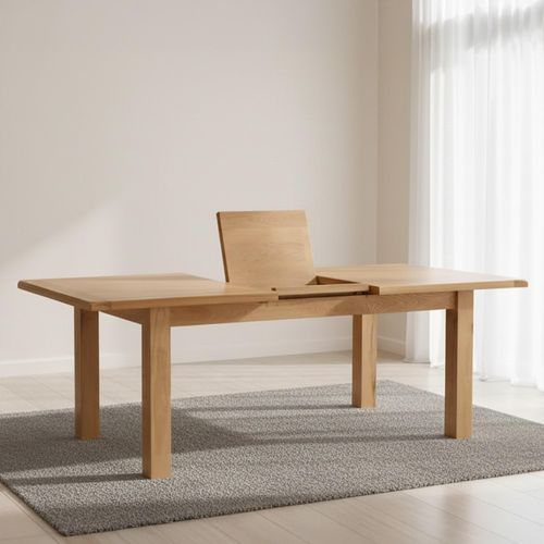 Salisbury Premium Oak 6-8 Seater Butterfly Extending Dining Table - 150cm-200cm