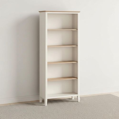 Marlow White Large Bookcase