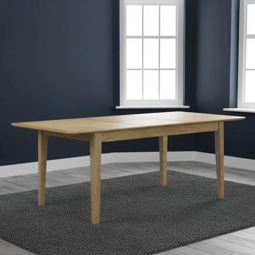 Bath Oak 6-8 Seater Butterfly Extending Dining Table - 150cm-200cm