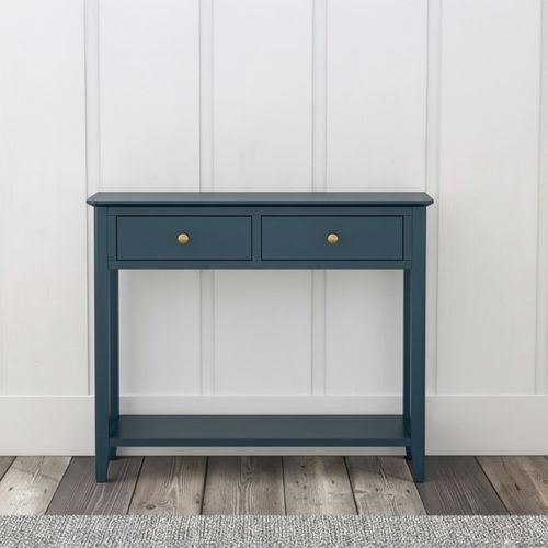 Harrogate Blue 2 Drawer Console Table