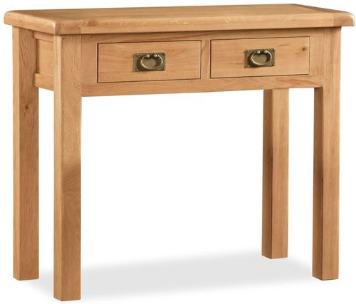 Salisbury Premium Oak 2 Drawer Dressing Table