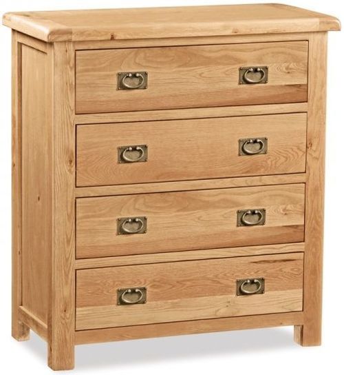 Salisbury Premium Oak 4 Drawer Chest