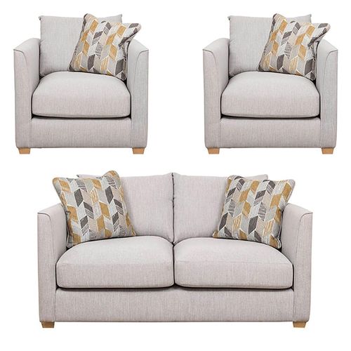 Buoyant Carter Fabric 2+1+1 Seater Sofa Set  - Variation Available