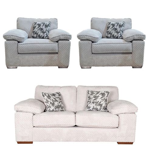 Buoyant Lara Fabric 2+1+1 Seater Sofa Set - Variation Available
