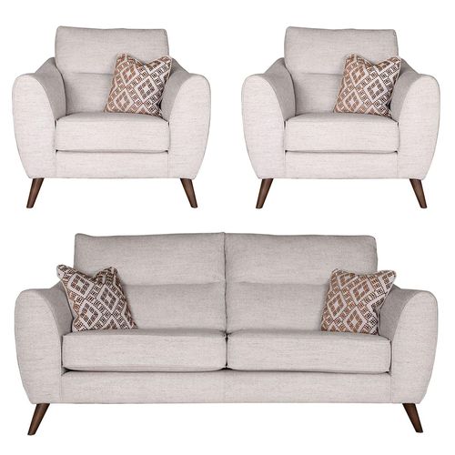 Buoyant Miller Fabric 3+1+1 Seater Sofa Set - Variation Available
