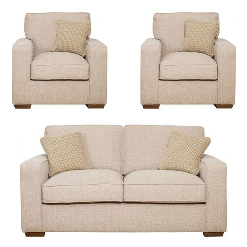 Buoyant Chicago Fabric 3+1+1 Seater Sofa Set - Variation Available