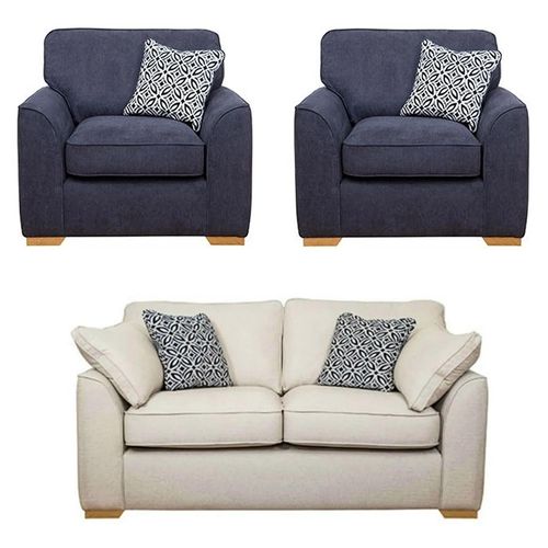 Buoyant Lorna Fabric 2+1+1 Seater Sofa Set - Variation Available