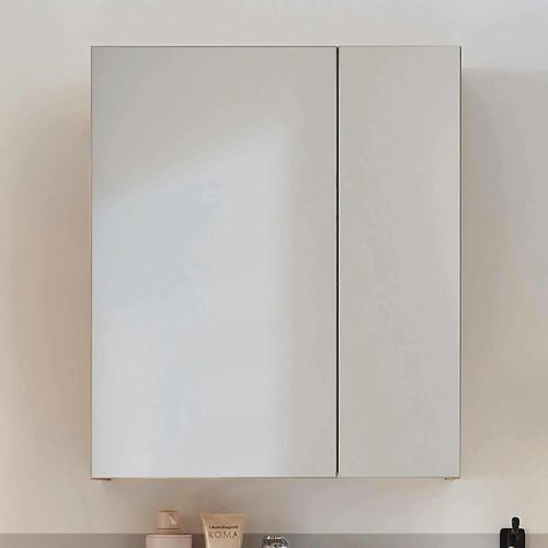 Austin Oak Mirrored Cabinet - 2 Door