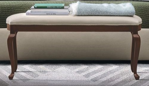 Verdi Bench - Padded - Walnut - French Style