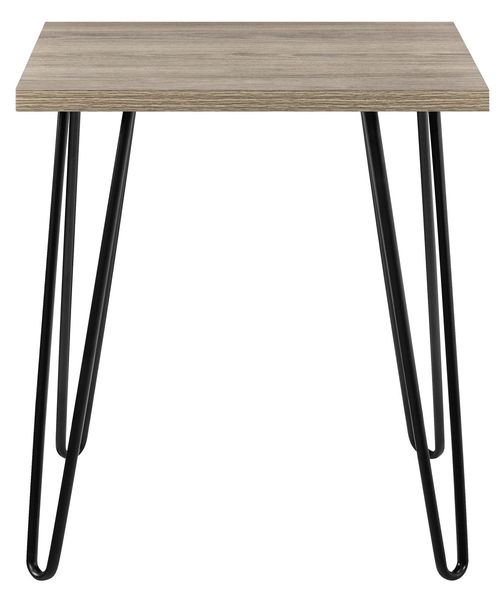 Obion Retro End Table in Rustic Oak - 5068496COMUK
