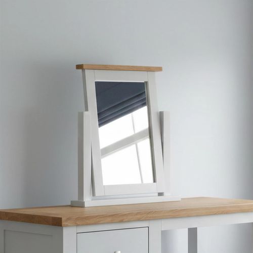 Lundy Dressing Mirror - Grey Painted