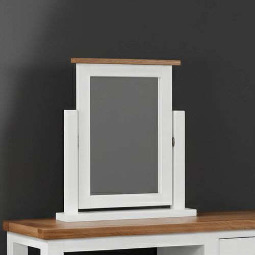 Lundy Dressing Mirror - White Painted