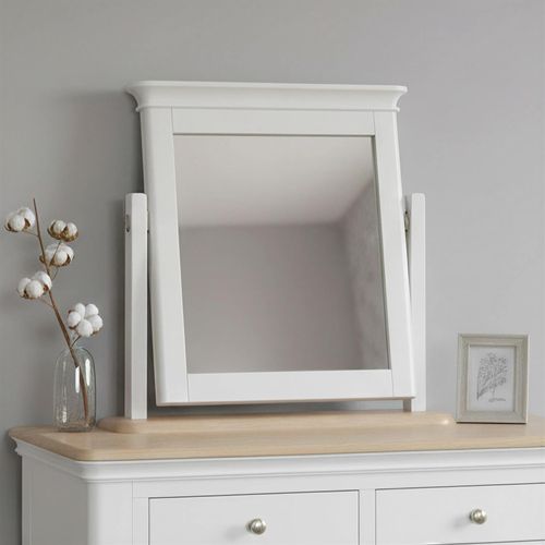 Cromwell Dressing Mirror - White Painted