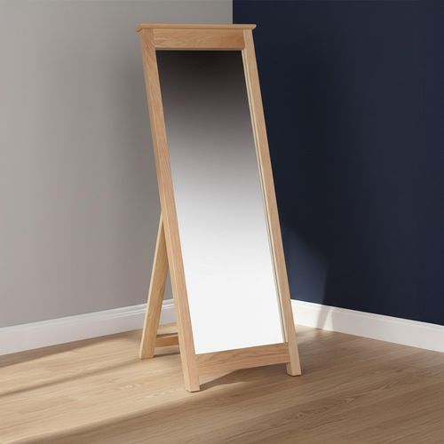 Nimbus Cheval Bedroom Mirror - Oak