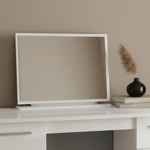 Knightsbridge Dressing Mirror - Large - White Gloss